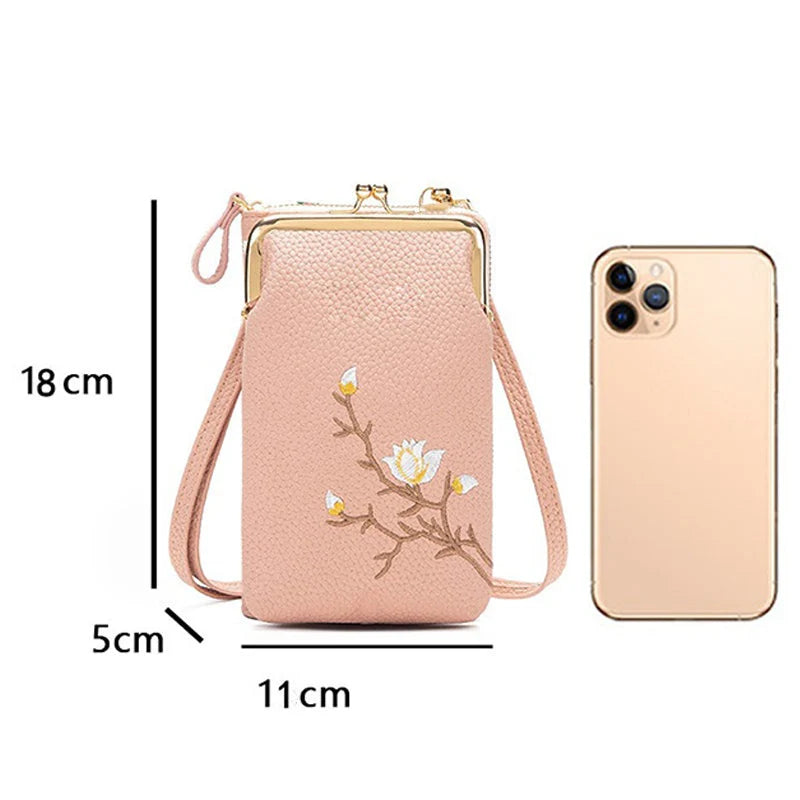 👝👝Peňaženka na mobilný telefón cez telo pre ženy
