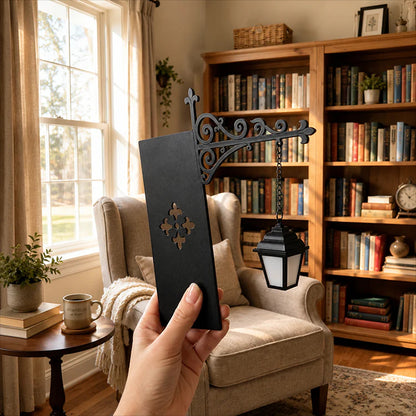 🏮 Retro lampa na knihy s osvetlením – štýl a poriadok v jednom! 📚