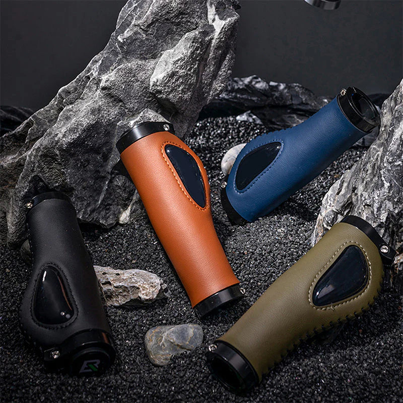 🖐️ Ergonomické rukoväte riadidiel s opierkou pre dlane – krídlový dizajn, dvojité zaistenie a tlmiaci TPR ✨