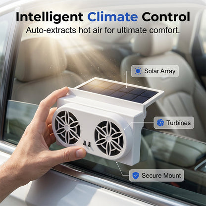 Solárny ventilátor do auta, ktorý ochladí vaše auto