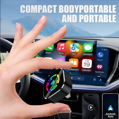 🚗 2v1 Bezdrôtový Adaptér Pre iPhone & Android Auto – Bez Káblov, Viac Bezpečnosti! 📲