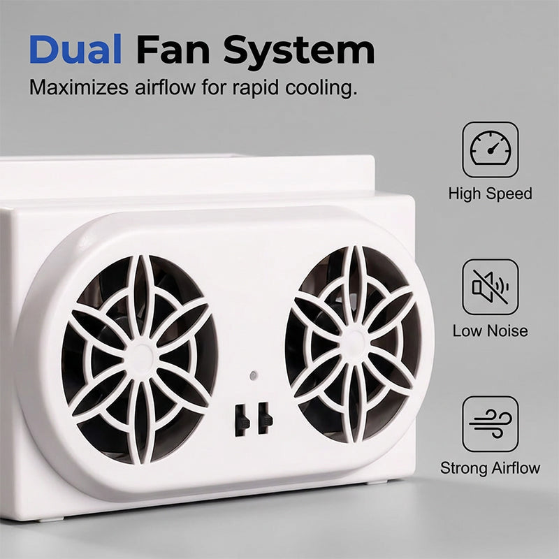 Solárny ventilátor do auta, ktorý ochladí vaše auto