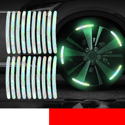 ✨ Reflexné nálepky na disky kolies – viditeľnosť a štýl aj v noci! 🚗