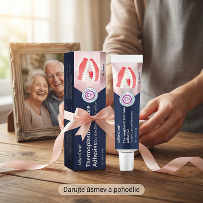 【🔥Kúp 1 získaj 1 zadarmo🔥】Termoplastické lepidlo na zubné protézy AdhereDent® ⏳ Trvácna retencia zubnej protézy