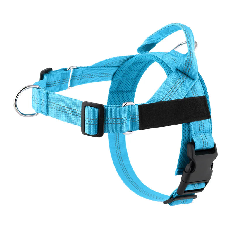 🐕 Ľahko sa nasadzuje a vyzlieka, zosilnený psí postroj, ideálny na prechádzky ✨