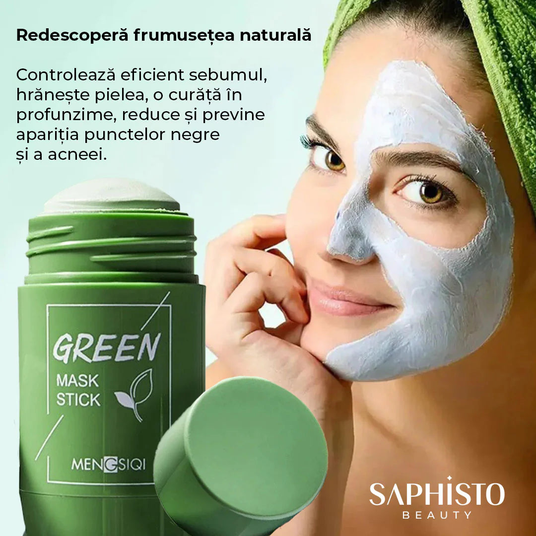 🌱 Pleťová maska zo zeleného čaju – Odstráni čierne body + Reguluje sebum + Hlboká hydratácia! ✨