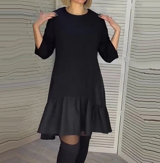 👗 Ležérne mikinové šaty s krížovým výstrihom – Maximálne pohodlie & elegantný štýl! ✨