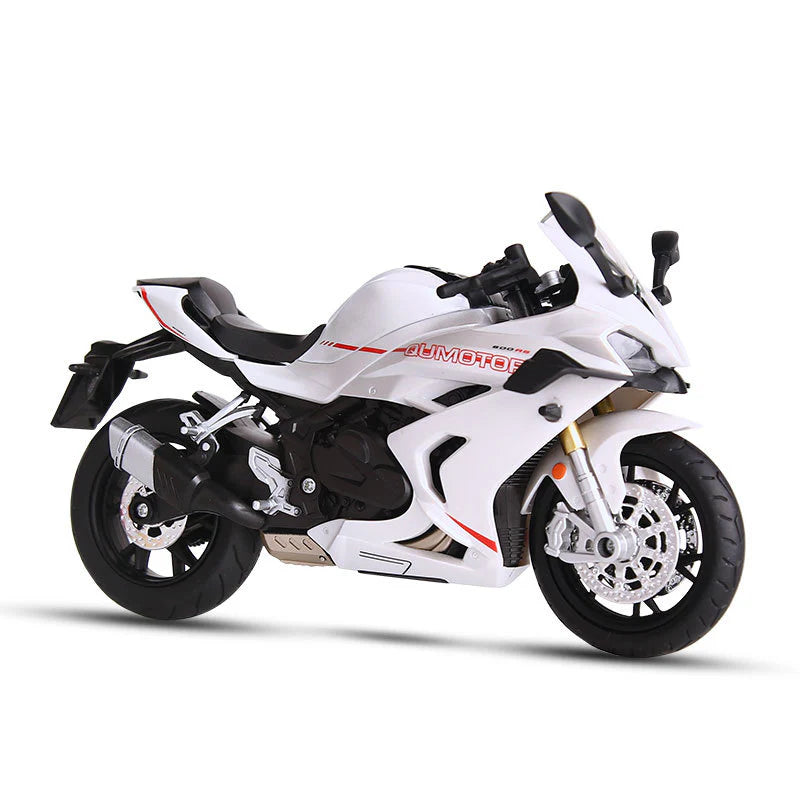 🌟 Model Motocykla 1:12 – Interaktívny Svietla + Zvuky! 🏍️