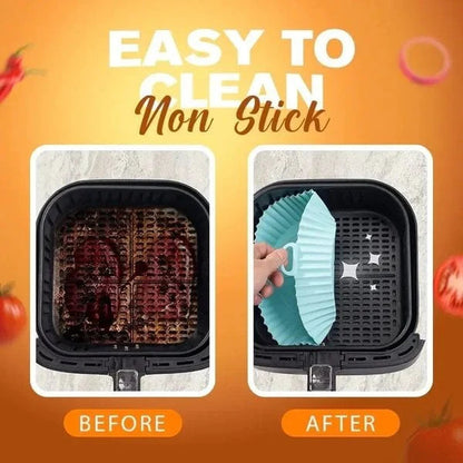 🍳Silikónový plech na pečenie do fritézy – bezpečný, odolný a perfektný pre zdravé jedlá! ✨