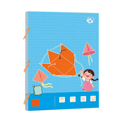 【👶🏻👶🏻Zaujímavá výučba】Učebnica o 3D geometrii s ťahaním šnúrok