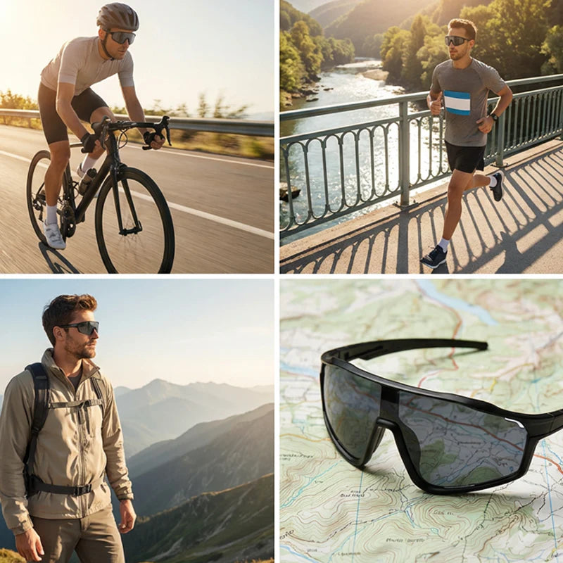 🚴‍♀️ Športové okuliare s automatickým prispôsobením tónovania pre mužov a ženy