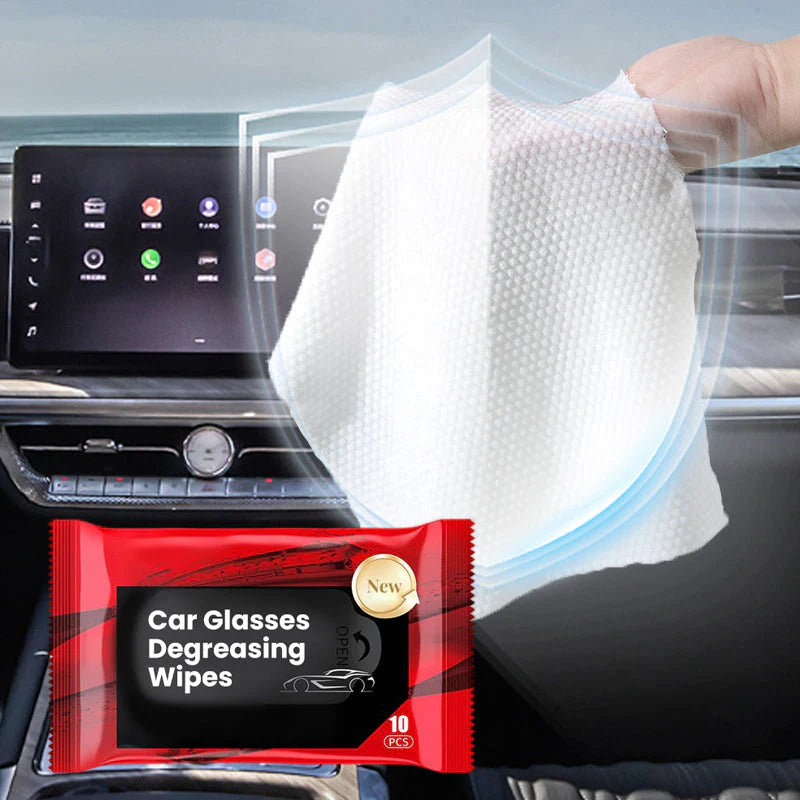 【🎁 Čím viac nakúpite, tým viac zliav získate】Odmasťovacie obrúsky na autosklá