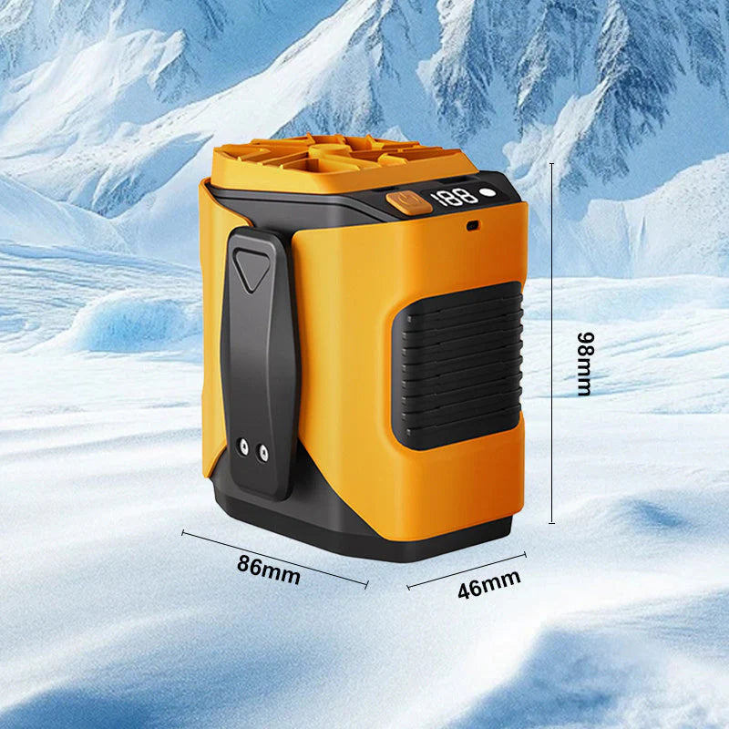 🌀 Stojanový ventilátor 6000 mAh – multifunkčný, s nastaviteľným uhlom 🌬️⚡🏖️