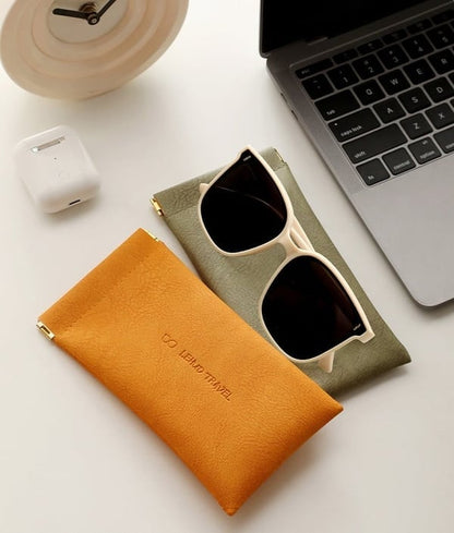 【🎁Druhý kus zadarmo】Snap Closure Leather Organizer Pouch