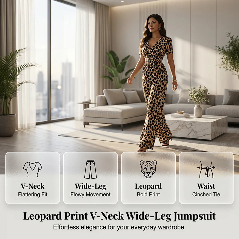 🐆 Štýlový overal s leopardovým vzorom a širokými nohavicami – okamžitý chic look! ✨