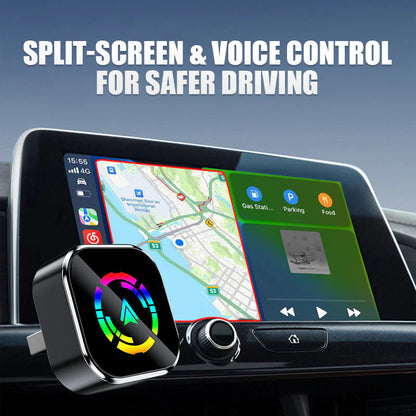 🚗 2v1 Bezdrôtový Adaptér Pre iPhone & Android Auto – Bez Káblov, Viac Bezpečnosti! 📲