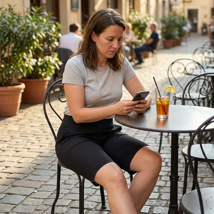 Pohodlné elastické turistické šortky pre ženy
