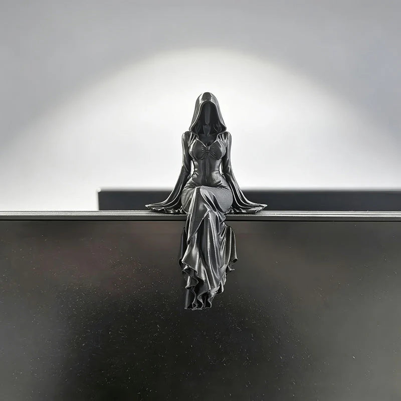🖤 Vnes do svojho domova temnú eleganciu – detailne prepracovaná gotická socha Bohyne smrti ✨