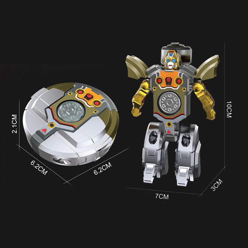 🤖 Transformovateľný prstový spinner – 2 hry v 1, zmierni stres a rozbav sa!