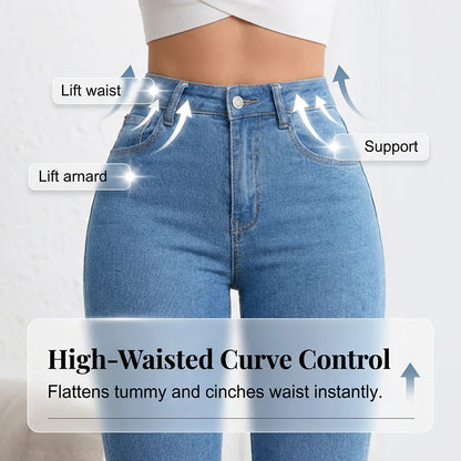 👖 Dámske džínsy s vysokým pásom a širokými nohavicami – pohodlie a štýl na každý deň! ✨