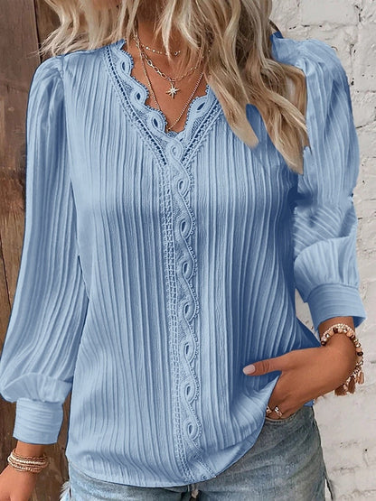 💃 Elegantna Ženska Čipkasta Srajca – Moda In Udobje V Eni! 🌸