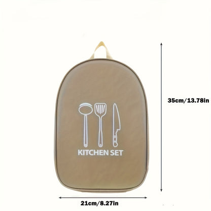 🍖Outdoor Kitchen Utensil Organizer Bag – Oxford Fabric, Large Capacity, Durable & Portable (Perfect for Camping & BBQs)✨