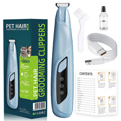 🐾 Presný zastrihávač labiek pre maznáčky– LED svetlo + Bezpečná keramická čepeľ! 🐶