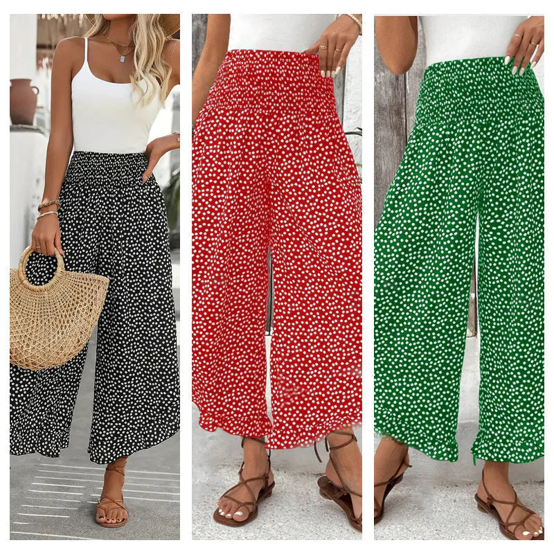 👖Voľné nohavice s vysokým pásom pre ženy – zužujúci sa, pohodlný a elegantný strih