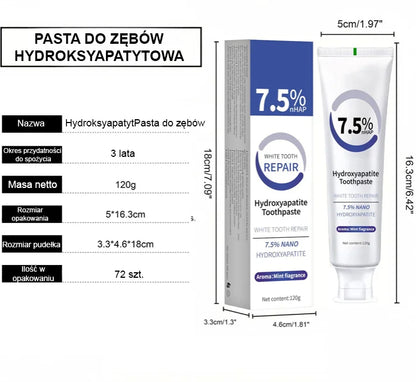 【Problémy so zubami zmiznú už po jednom umytí zubov】Zubná pasta s hydroxyapatitom