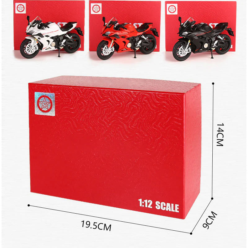 🌟 Model Motocykla 1:12 – Interaktívny Svietla + Zvuky! 🏍️