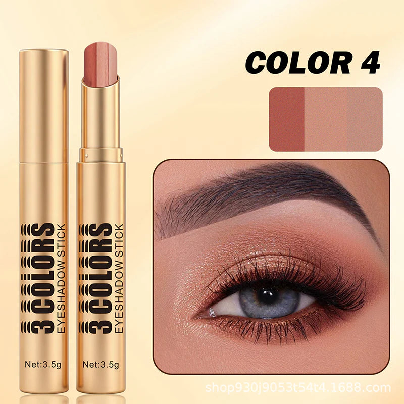 💄1+1 zadarmo 💥 3 v 1 očný tieň v tyčinke s farebným prechodom – nanáša sa jedným ťahom, je vodovzdorný a má zakrivenú špičku ✨