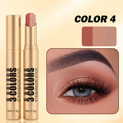 💄1+1 zadarmo 💥 3 v 1 očný tieň v tyčinke s farebným prechodom – nanáša sa jedným ťahom, je vodovzdorný a má zakrivenú špičku ✨