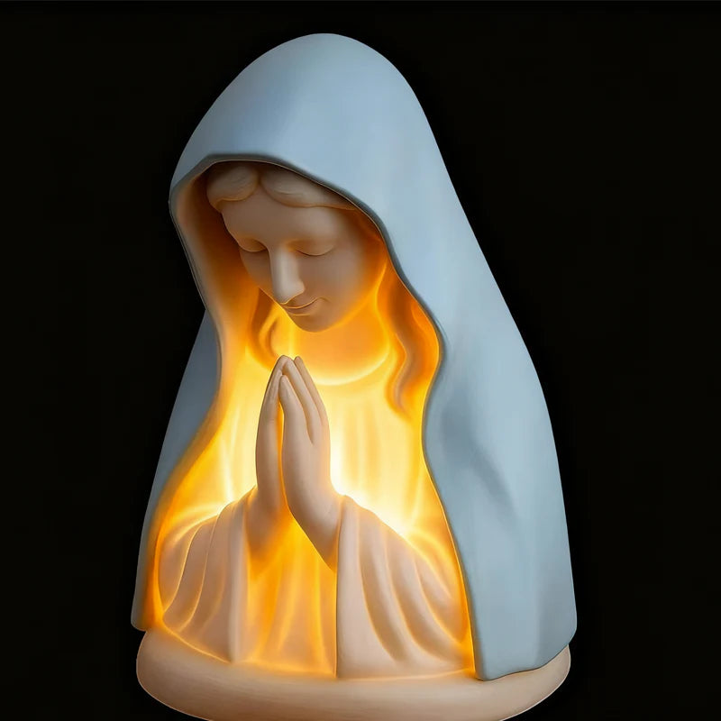 Dekoratívna LED nočná lampa s motívom modlitby