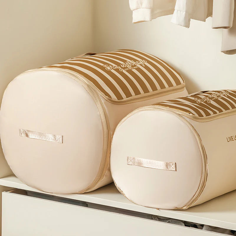 😍 Kompresná taška na deky so zipsom – viac miesta v skrini bez poškodenia nadýchanosti! 🛏️