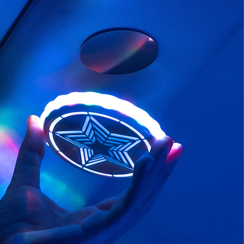 🧲Ambientné osvetlenie auta Magnetic Star｜Multirežimové osvetlenie｜Rýchle nabíjanie USB-C｜Hlasové ovládanie✨