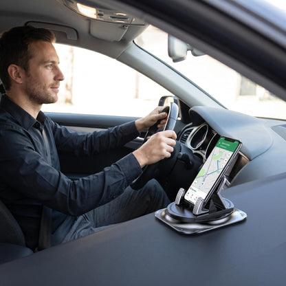 📱Stabilný Držiak na Mobil do Auta 360° – protišmykový & bezpečný! 🚗