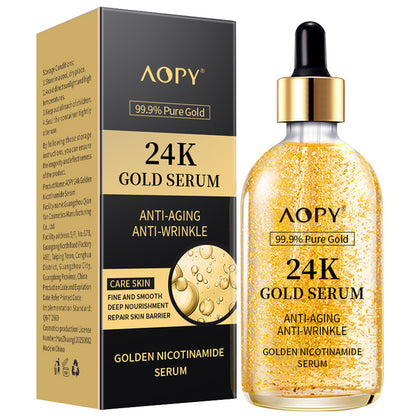 🌟 24-karátové zlaté sérum proti starnutiu – regeneruje, rozjasňuje a udržiava mladistvý vzhľad pleti! 🌟