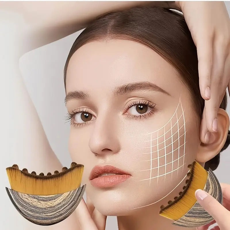 【🔥Kúpte 1 kus a získajte 2 zadarmo (3 kusy)】Contour facial brush massage