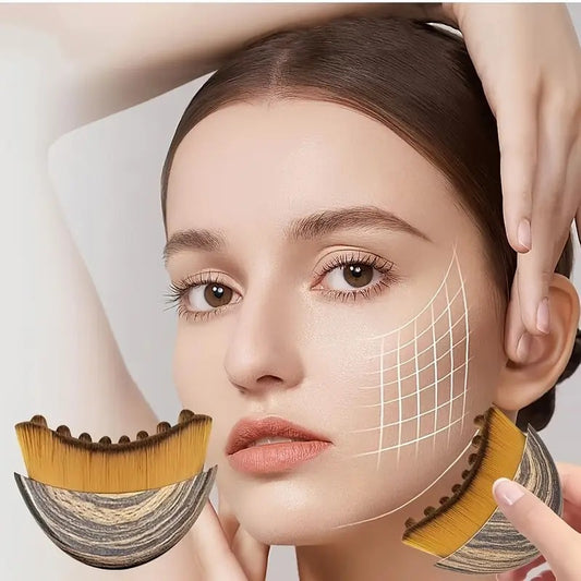 【🔥Kúpte 1 kus a získajte 2 zadarmo (3 kusy)】Contour facial brush massage