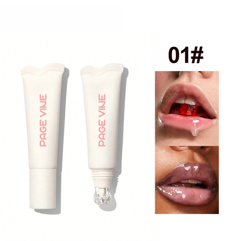 【👄Vytvorte si dokonalý make-up look】Farebný kozmetický olej na pery