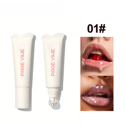 【👄Vytvorte si dokonalý make-up look】Farebný kozmetický olej na pery