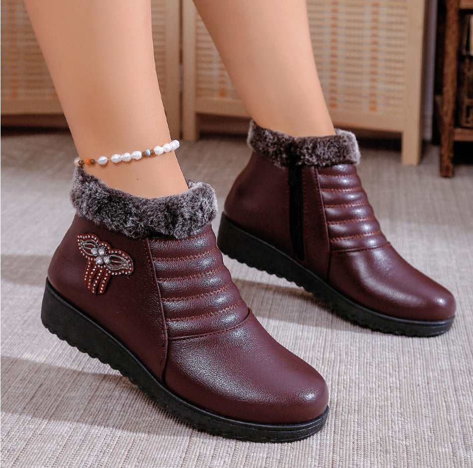 🧦 Dámske Hrubé Teplé Čižmy – Teplo A Štýl Pre Jesen A Zimu! 👢