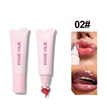 【👄Vytvorte si dokonalý make-up look】Farebný kozmetický olej na pery