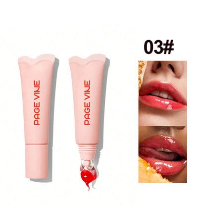 【👄Vytvorte si dokonalý make-up look】Farebný kozmetický olej na pery