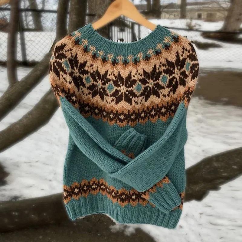✨ Dámsky Pletený Pulóver – Teplo + Styl Pre Každú Sezónu! 🧶