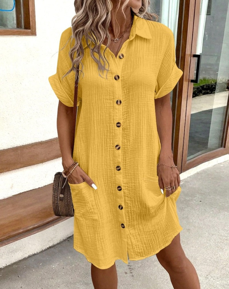 👗 Dlhé Voľné Šaty – Krátky Rukáv + Biela Elegancia + Všetky Velikosti! ✨