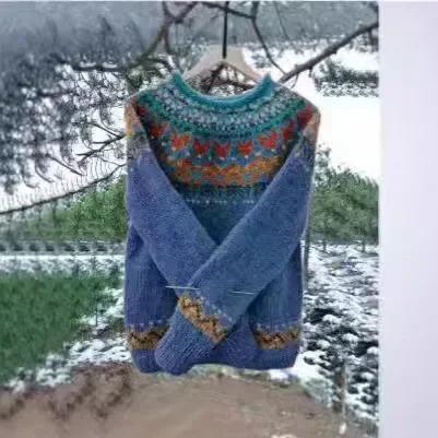 ✨ Dámsky Pletený Pulóver – Teplo + Styl Pre Každú Sezónu! 🧶