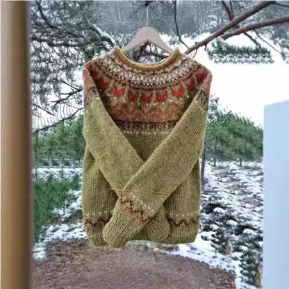 ✨ Dámsky Pletený Pulóver – Teplo + Styl Pre Každú Sezónu! 🧶
