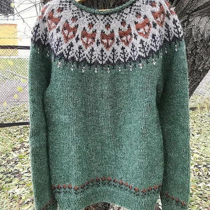 ✨ Dámsky Pletený Pulóver – Teplo + Styl Pre Každú Sezónu! 🧶