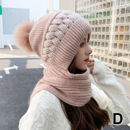 🧣 Dámska Pletená Čiapka S Veveričkou – Teplota A Šik Pre Celú Zimu! ✨